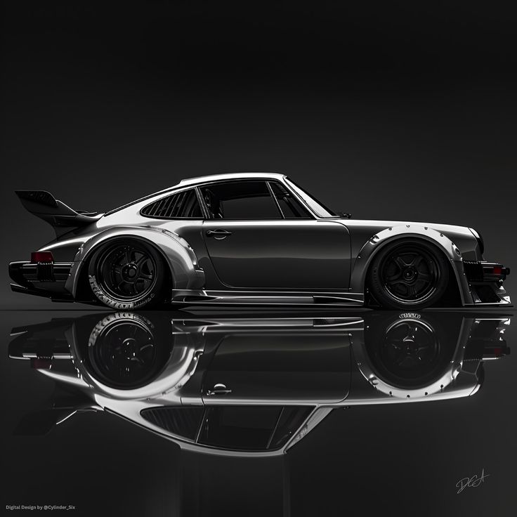 Porsche front view